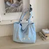 Nuevo Producto 2026: Bolsa Tote, Bolso de Hombro Único de Lona, Estampado, Gran Capacidad, Moderno, Sencillo, Bolso de Mano con Correa para Hombro para Viajar al Trabajo