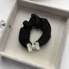 Elástico de Cabelo com Letra de Strass de Alta Qualidade, Estilo Levemente Luxuoso e Simples, Elástico de Cabelo Scrunchie para Mulheres, Adequado para Coque ou Rabo de Cavalo