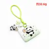 Porta-cartões de Panda com tampa deslizante, adequado para estudantes, cartões de refeição do campus e cartões de transporte público; um porta-crachá estiloso e retrátil estilo cordão e capa protetora, disponível para personalização