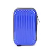 Nova bolsa de maquiagem 7 polegadas mala PC casca dura pequena necessaire transversal noite viagem à prova d'água bolsa de armazenamento