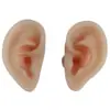 Modelo de ouvido ferramenta de limpeza de ouvido modelo de treinamento para ensino estudantil prática modelo de furo de ouvido de silicone modelo de canal auditivo