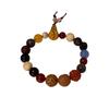 Pulsera Hangzhou Shibazi Duobao Bodhi Pulsera Rosario de Mano de Diseño Nicho para Niña Pulsera de Cuentas de Buda de 18 Semillas