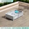 Piscina de Estructura Bestway para Uso en Casa, Piscina Inflable sin Bomba para Niños, Estanque Plegable Familiar de Peces, Piscina de Estructura para Exteriores