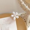 Clip de Pinza Pequeño Flor de Cristal Dongdaemun Mini Pinza de Flor de Ciruelo Coreana Flequillo Lateral Pinza Retro para Cola de Caballo Accesorios para el Cabello