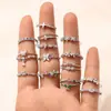 Anillo de Plata de Ley S925 para Mujer, Estilo Coreano, Joyería de Verano Hueca con Incrustaciones de Diamantes, Diseño de Nicho, Dedo Índice, Estilo Ins