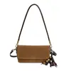 Bolso de Mano Retro Mate de Moda para Mujer Otoño 2025 Nueva Moda Gamuza Versátil Bolso de Hombro Cruzado