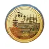 Moneda Conmemorativa de Turismo Puente del Río Yangtsé Punto Turístico de Nanjing Medalla Conmemorativa Puerta Vieja de Xuanwumen Palacio Dongmeiling Regalo Conmemorativo