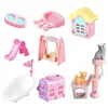 Accesorios para Casa de Mascotas, Arenero Interior para Perros Pequeños y Gatos, Accesorios para Mascotas, Cochecito de Mascota de Juego para Niños al por Mayor