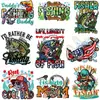 Patches Bordados Termocolantes com Tema de Pesca em Alto Mar para Roupas de Pesca ao Ar Livre, Varas de Pesca e Motivos de Peixes Marinhos