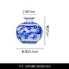 Jingdezhen - Marco antiguo de cerámica azul y blanca con flores decorativas para encimeras de porcelana para el hogar