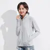 Atacado do fabricante de roupas de proteção solar para mulheres e homens, jaqueta de pele anti-UV UPF50+, elástica, respirável, jaqueta leve de proteção solar