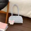 Bolsa Feminina de Grande Capacidade para o Verão de 2026, Nova Bolsa de Ombro/Axila Casual de Comércio Exterior Transfronteiriço, Bolsa Almofada Texturizada para o Dia a Dia