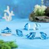Micro ornamentos da paisagem bonito animal cartoon bonito tubarão mundo do mar jardinagem acessórios de resina
