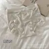 Pantalones Cortos de Jacquard de Seda Hielo de Cintura Alta para Mujer Tallas Grandes, Verano Delgados con Refuerzo de Seda Transpirables Sin Costuras que Moldean la Cadera Triángulo para Damas Tallas Grandes