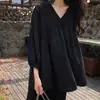 Camisa para muñeca top de siete mangas cuello en V estilo coreano holgado base abullonada camisa nueva