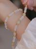 Yujie Bingqing Tianshan festival del bambú esmeralda pulsera de jade Hetian natural diseño exquisito retro chino nuevo nicho para niña