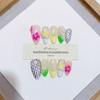 Daiyueda Uñas Portátiles Puras Hechas a Mano Otoño e Invierno Nuevo B280 Totalmente Pintadas a Mano Talladas Elegantes Parche de Uñas Estilo Exportación