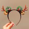 Bonita diadema de oso de peluche, regalo navideño, diadema, decoración navideña, tarjeta para el cabello, joyería con foto, accesorios para el cabello para mujeres