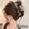 Nuevo clip de tiburón 2026 para otoño e invierno, pinza para el cabello de gran tamaño de alta gama para mujeres con cabello abundante, con diseño de lazo