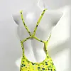Traje de baño de una sola capa para mujer, estilo de natación profesional, diseño dulce y juvenil, pieza única simple y estilizada, adecuado para entrenamiento en piscina, competición y uso estudiantil.