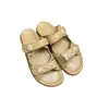 Zapatillas de Velcro Estilo Chanel para Mujer en Stock Transfronterizas Modelo Nuevo 2025 Sandalias Romanas con Hebilla de Diamante Romboidal Zapatos de Plataforma de Suela Gruesa para Mujer