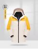 Chaqueta de invierno para exteriores para hombre y mujer, impermeable, cortavientos, reflectante, de una sola capa, de terciopelo de zorro plateado, overol al por mayor