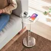 Mesa Lateral de Acrílico, Sofá Transparente, Mesinha Pequena Móvel, Sala de Estar Simples, Mesa de Chá para Varanda de Casa, Mini Mesa de Café