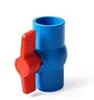 Válvula de bola de PVC interruptor de válvula rosca interna de PVC válvula de bola push-in 20 25 32 110 válvula de tubería de suministro de agua de plástico