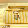 Sábana de tela gruesa pieza única no algodón puro todo algodón lino algodón-lino funda nórdica dormitorio estudiantil persona individual tapete de verano cubrecama