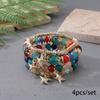 Pulseras Europeas y Americanas Transfronterizas de Venta Caliente Nuevas Pulseras Bohemias Creativas con Borlas Multicapa con Cuentas Joyería de Moda