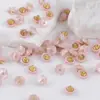 Botón de resina curvo irregular Zhihe blanco cremoso exquisito todo partido botón para vestido camisa de gasa cárdigan