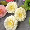 Flores Artificiais de Peônia Grandes, Flores Artificiais de Peônia Pêssego, Peônia Koi, Arranjo de Flores para Salão de Casamento, Materiais Florais para Fundo, Flores Artificiais de Peônia