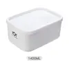 Caja de Plástico de Grado Alimenticio para Conservación de Frutas en Refrigerador, Lonchera para Microondas, Lonchera Pequeña Rectangular, Caja de Almacenamiento de Alimentos