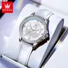 Reloj de la Marca Oris Estilo Nuevo Anillo de Diamantes Estrellados Correa Reloj para Mujer Luminoso Resistente al Agua Reloj de Cuarzo Reloj para Mujer