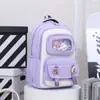 Novas Mochilas Escolares Fofas para Alunos do Ensino Fundamental Anos 1-3-6, Mochilas Transfronteiriças de Grande Capacidade para Meninos e Meninas, Leves para Alunos
