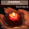 Vela de Lembrança Flor de Peônia Baixa Temperatura Personalizada OEM Sm Mood Romântico Vela de Cera de Soja Gotejante Aroma de Rosa