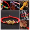 No. 6 Nudo chino tejido con alambre pulsera de cuerda roja cordón de hilo de jade accesorios hechos a mano DIY material de hilo para la mano colgante