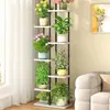 Rack de flores Sala de estar Varanda de chão Rack de armazenamento de flores 2024 Novo suporte para vasos de flores Planta de ferro carnudo multicamadas