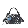 Bolsa Nuvem Plissada de Bolinhas de Alto Padrão Estilo Coreano para Mulheres, Nova Bolsa de Ombro Transversal Simples Elegante para o Verão 2026