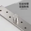 Bisagra Rotatoria con Eje Recto para Puertas de Madera, Ejes Ocultos Superior e Inferior, Accesorios Giratorios 360 grados de Acero Inoxidable