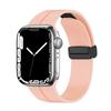 Adecuado para Apple 10 S10 Hebilla Magnética Metálica Ranura Correa de Silicona para Reloj Huawei Gt6 Samsung 18 20 22 Pulsera