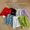 Camiseta de verano fina de manga larga para bebé para el jardín de infantes, amigable con la piel y transpirable, top elegante de primavera-verano para niñas