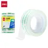Fita Adesiva para Papelaria Deli 30079S Fácil de Rasgar 18mm*20Y*38m (Alta Transparência) (4 Rolos/Tubo) Fita para Estudantes