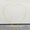 Venta Caliente en Amazon Arco Dorado de Hierro de 7.2 pies Marco de Puerta Guía de Camino para Bodas Soporte para Globos Escenario Diseño de Escenario