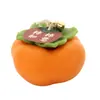 Vela de aromaterapia atacado casa criativa presente de casamento em forma de fruta decoração de vela caqui caqui ruyi caqui