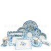 Vajilla de papel desechable para fiestas de primavera, mantel individual con diseño de flores, antiescaldamiento, plato de papel con forma de mariposa, cuenco de papel con encaje, taza de 9 oz