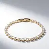 Pulseira Gota d'Água, Estilo Levemente Luxuoso, Pulseira de Zircônia Colorida de Alta Qualidade para Mulheres, Joia da Moda Estilo Ins, Versátil e Elegante, Presente para Namorada