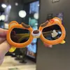 Gafas de Sol Polarizadas de Oso Violento para Niños Dibujos Animados Oso Bebé Grande Gafas de Sol de Silicona Oso Enojado Gafas para Niños de Vacaciones
