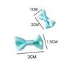 Fábrica pequena mini cor sólida cintura laço duplo diy acessórios para cabelo grampo de cabelo acessórios roupas embalagens materiais decorativos