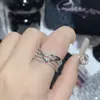 Anillo apilable abierto de bobinado multicapa nuevo Versa, anillo para dedo índice de temperamento de moda para mujer, Cuic de alta calidad